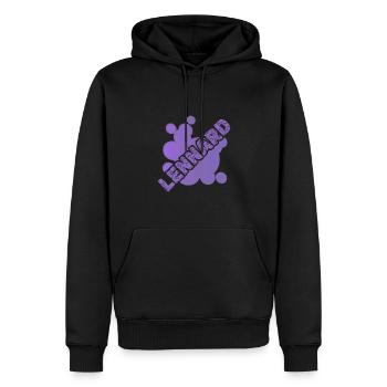 Haustier Lennard - Männer Premium Bio Hoodie - Schwarz - Vorne - Nico (187cm)