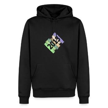 2013 - Männer Premium Bio Hoodie - Schwarz - Vorne - Nico (187cm)