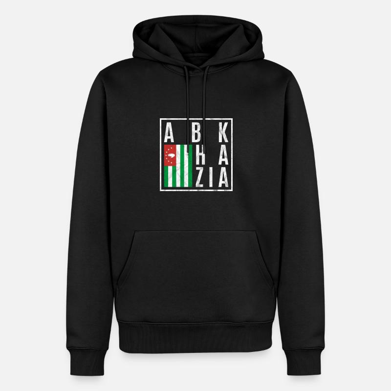 Abkhazie - Sweat à capuche Premium bio Homme - noir