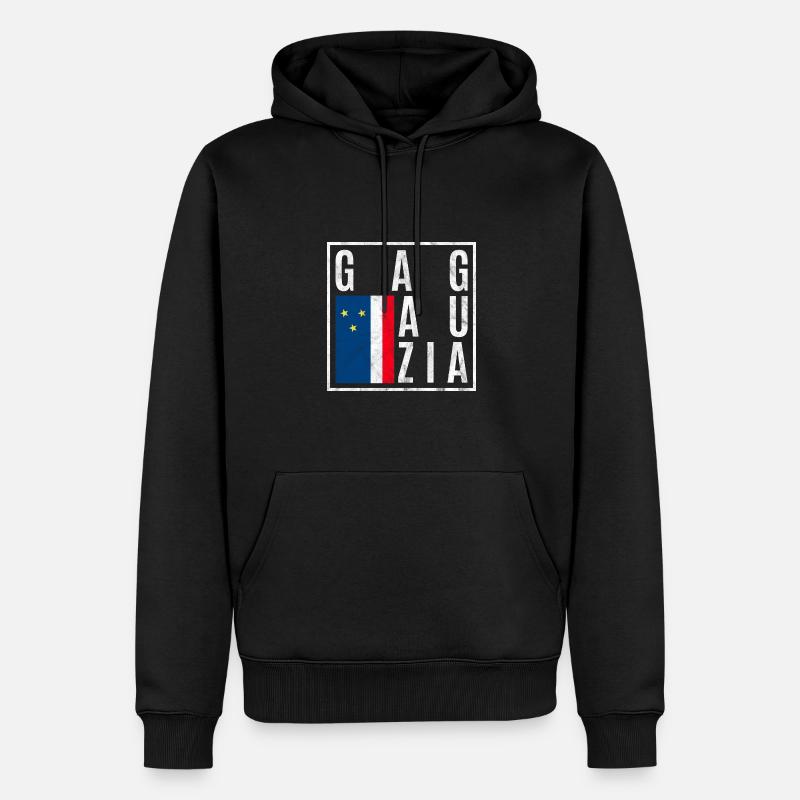 Gagaouzie - Sweat à capuche Premium bio Homme - noir