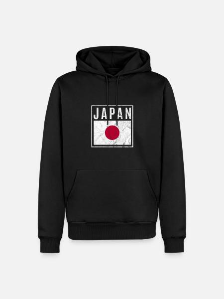 Japan - Men’s Premium Organic Hoodie - black