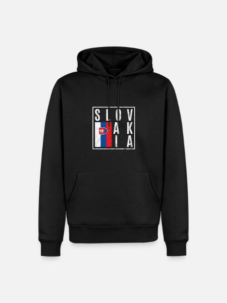 Slovakia - Men’s Premium Organic Hoodie - black