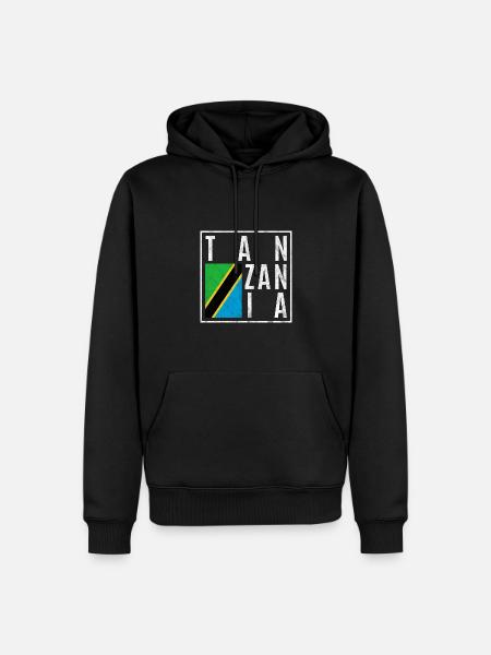 Tanzania - Men’s Premium Organic Hoodie - black