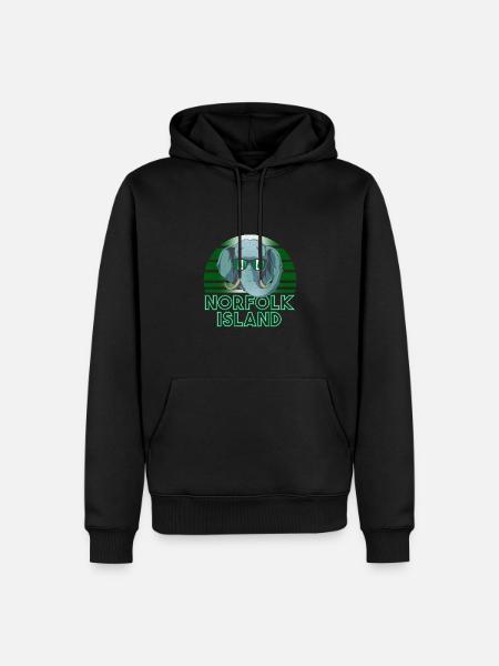 Norfolk Island - Men’s Premium Organic Hoodie - black