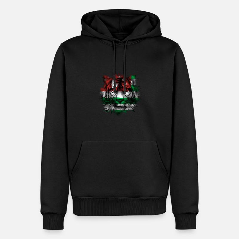 Abkhazie - Sweat à capuche Premium bio Homme - noir