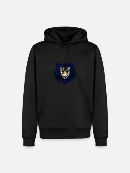 Anguilla - Men’s Premium Organic Hoodie - black
