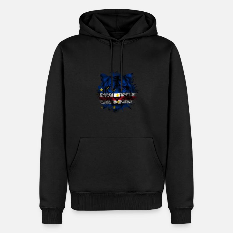 Kap Verde - Männer Premium Bio Hoodie - Schwarz