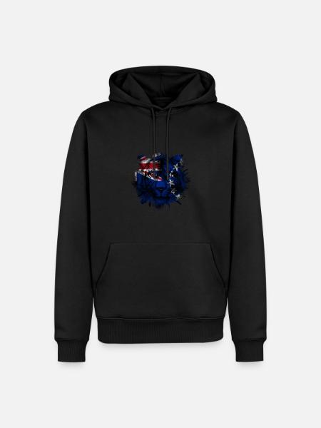 Cook Islands - Men’s Premium Organic Hoodie - black