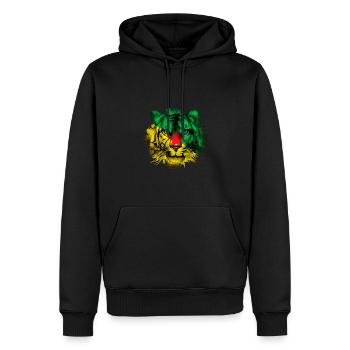 Französisch-Guayana - Männer Premium Bio Hoodie - Schwarz - Vorne - Nico (187cm)