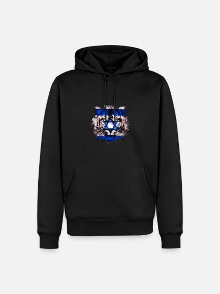 Israel - Men’s Premium Organic Hoodie - black