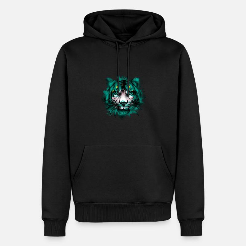 Macau - Männer Premium Bio Hoodie - Schwarz