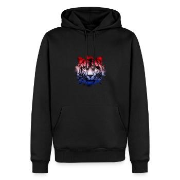 Niederlande - Männer Premium Bio Hoodie - Schwarz - Vorne - Nico (187cm)