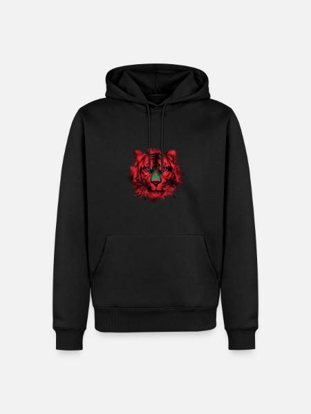 Morocco - Men’s Premium Organic Hoodie - black