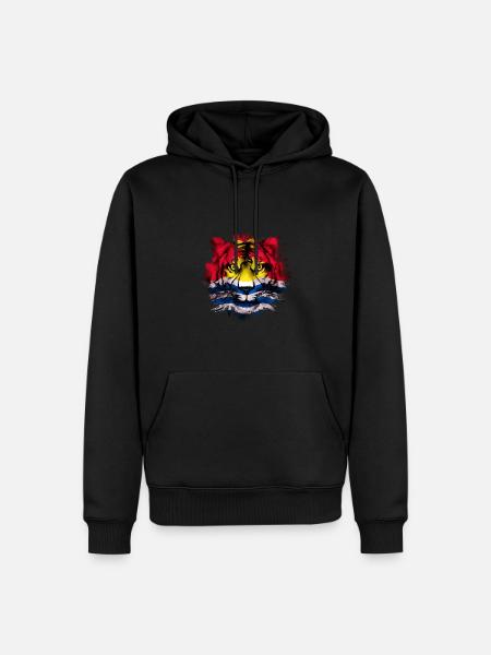 Kiribati - Men’s Premium Organic Hoodie - black