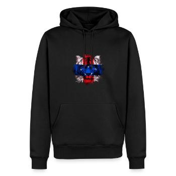 Niederländische Antillen - Männer Premium Bio Hoodie - Schwarz - Vorne - Nico (187cm)