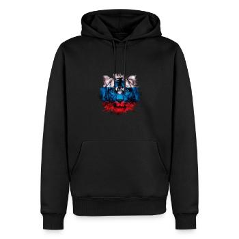 Slowenien - Männer Premium Bio Hoodie - Schwarz - Vorne - Nico (187cm)