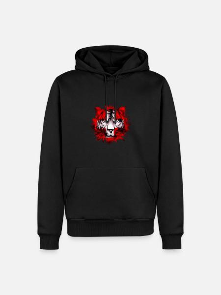 Suisse - Sweat à capuche Premium bio Homme - noir