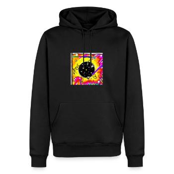 Spaceinvasion - Männer Premium Bio Hoodie - Schwarz - Vorne - Nico (187cm)