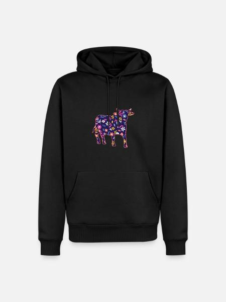 Buffalo Cattle Oxen - Men’s Premium Organic Hoodie - black