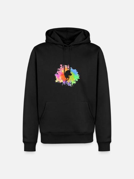 Steckenpferd Hobby Horsing - Männer Premium Bio Hoodie - Schwarz