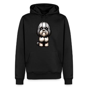 Havaneser Havaneserbesitzer Havaneserhalter - Männer Premium Bio Hoodie - Schwarz - Vorne - Nico (187cm)