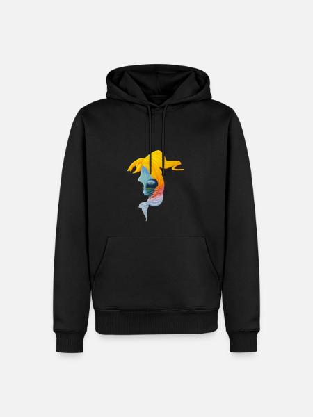 IDUR Rätselhaft - Männer Premium Bio Hoodie - Schwarz