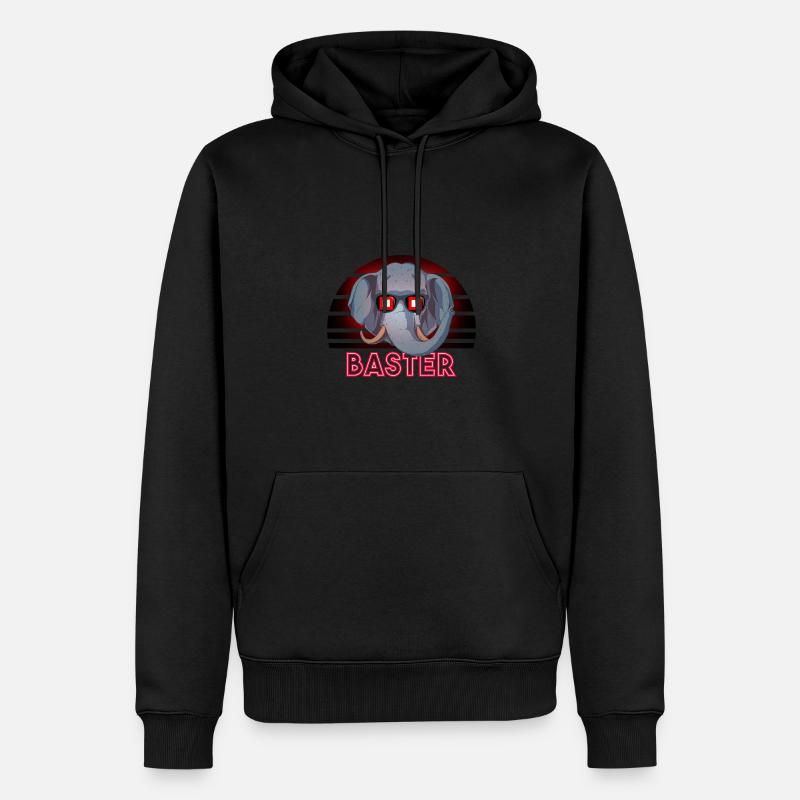 Baster - Männer Premium Bio Hoodie - Schwarz