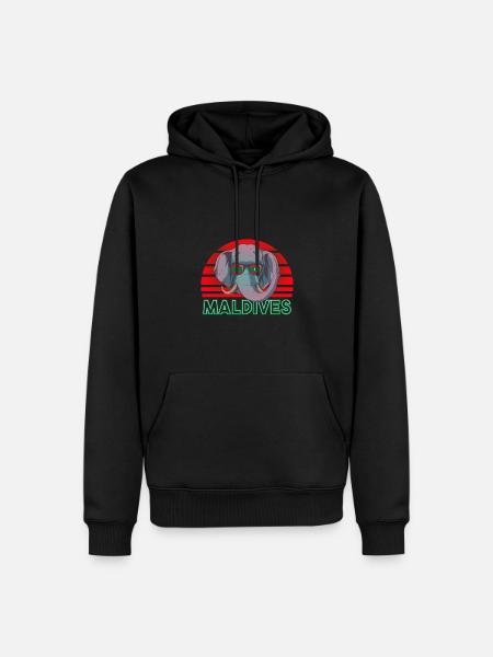 Maldives - Men’s Premium Organic Hoodie - black
