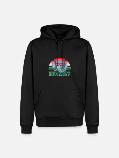 Hungary - Men’s Premium Organic Hoodie - black