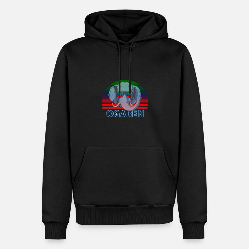 Ogaden - Sweat à capuche Premium bio Homme - noir