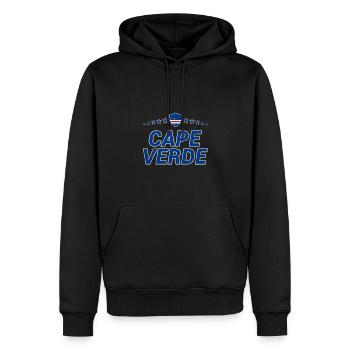 Kap Verde - Männer Premium Bio Hoodie - Schwarz - Vorne - Nico (187cm)