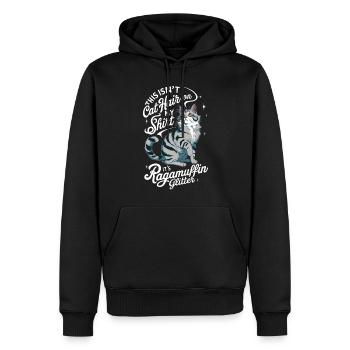 Katze Ragamuffin Geschenk - Männer Premium Bio Hoodie - Schwarz - Vorne - Nico (187cm)