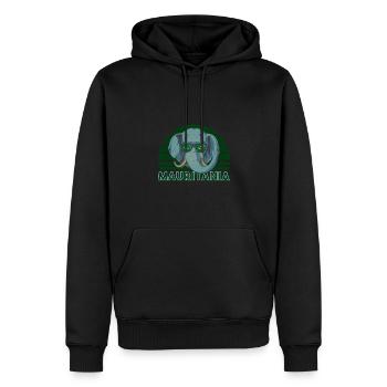 Mauretanien - Männer Premium Bio Hoodie - Schwarz - Vorne - Nico (187cm)