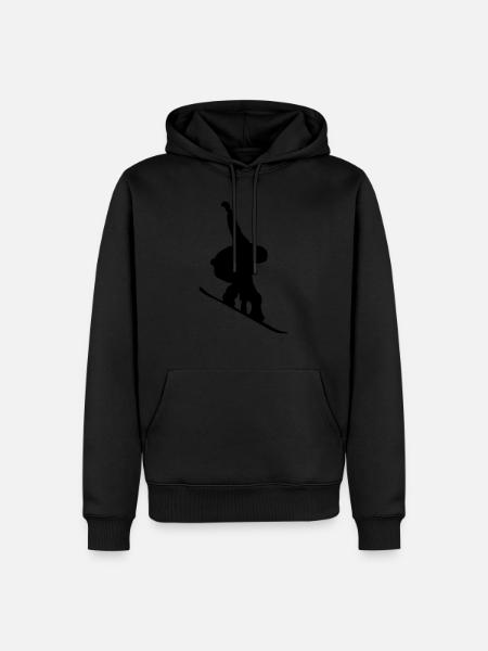 Snowboarder - Men’s Premium Organic Hoodie - black