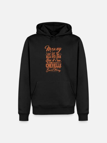 ARGENT ET CHEVELLE Y - Sweat à capuche Premium bio Homme - noir