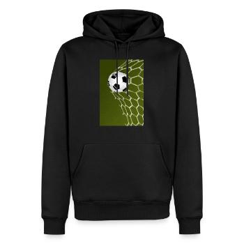 Torwart! Fußball - Männer Premium Bio Hoodie - Schwarz - Vorne - Nico (187cm)