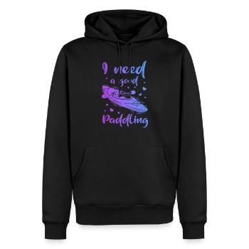 I Need A Good Paddling Canoe Rowing Paddling Rower - Männer Premium Bio Hoodie - Schwarz - Vorne - Nico (187cm)