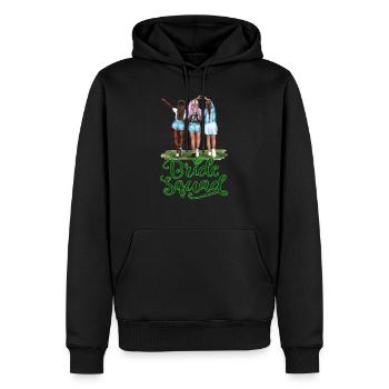 Braut Braut Hochzeit Junggesellenabschied Brautjungfernabschied - Männer Premium Bio Hoodie - Schwarz - Vorne - Nico (187cm)