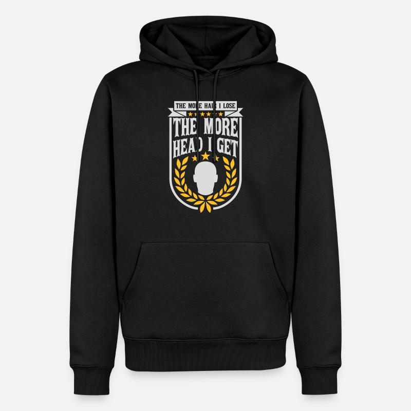 J’ai plus de tête - Sweat à capuche Premium bio Homme - noir