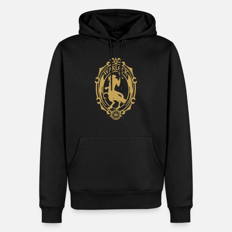 Zauberer - Männer Premium Bio Hoodie - Schwarz
