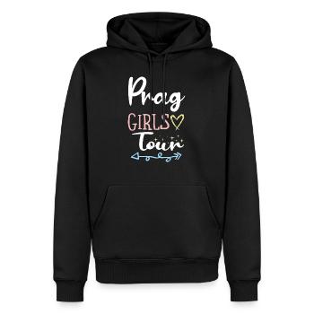 Visite des filles de Prague - Sweat à capuche Premium bio Homme - noir - Devant - Nico (187cm)