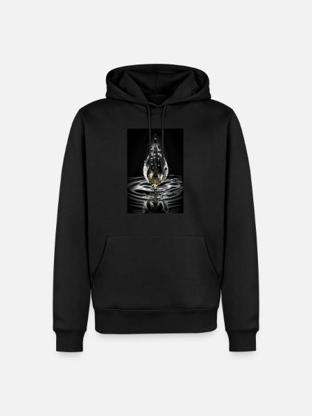 Drop chrome 1 - Men’s Premium Organic Hoodie - black