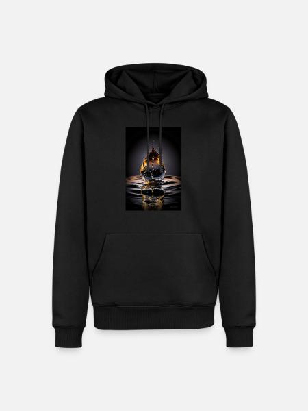 Drops magma 2 - Men’s Premium Organic Hoodie - black