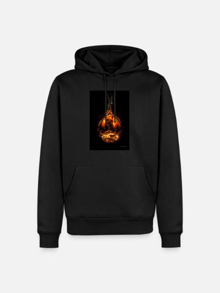 Tirez 5 - Sweat à capuche Premium bio Homme - noir