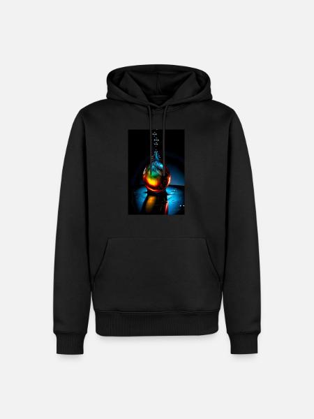 Drops plasma 6 - Men’s Premium Organic Hoodie - black