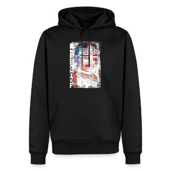 Nikola Erfinder Wissenschaft Elektrizitätsingenieur Kroatisch - Männer Premium Bio Hoodie - Schwarz - Vorne - Nico (187cm)