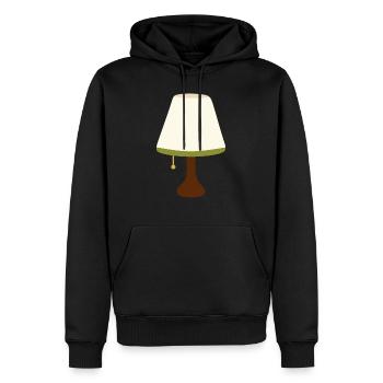 Kleine Lampe - Männer Premium Bio Hoodie - Schwarz - Vorne - Nico (187cm)