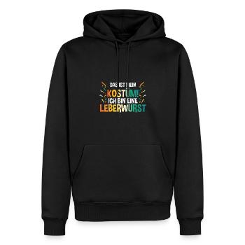 Jecken Fasching Karneval - Männer Premium Bio Hoodie - Schwarz - Vorne - Nico (187cm)