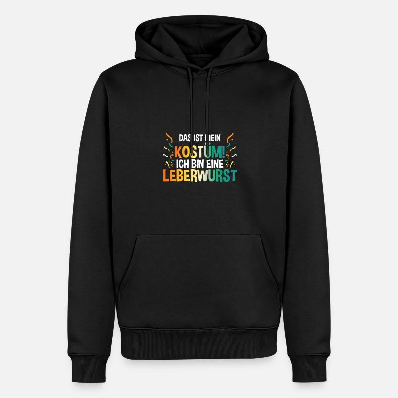 Carnaval de Jecken Carnaval - Sweat à capuche Premium bio Homme - noir