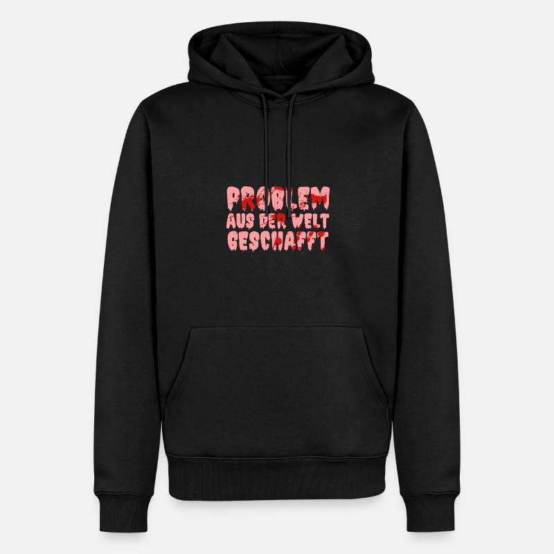 Costume d’Halloween Taché de Sang - Sweat à capuche Premium bio Homme - noir